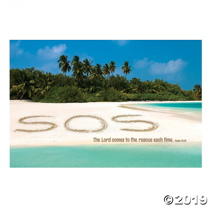 Island VBS Message Backdrop Banner (1 Set(s))