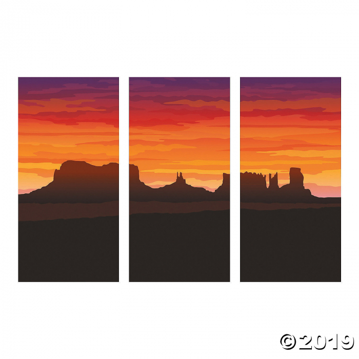 Western Desert Backdrop (1 Set(s))