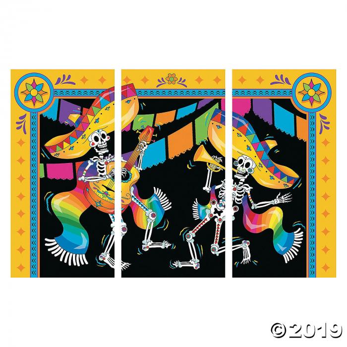 Day of the Dead Backdrop (1 Set(s))