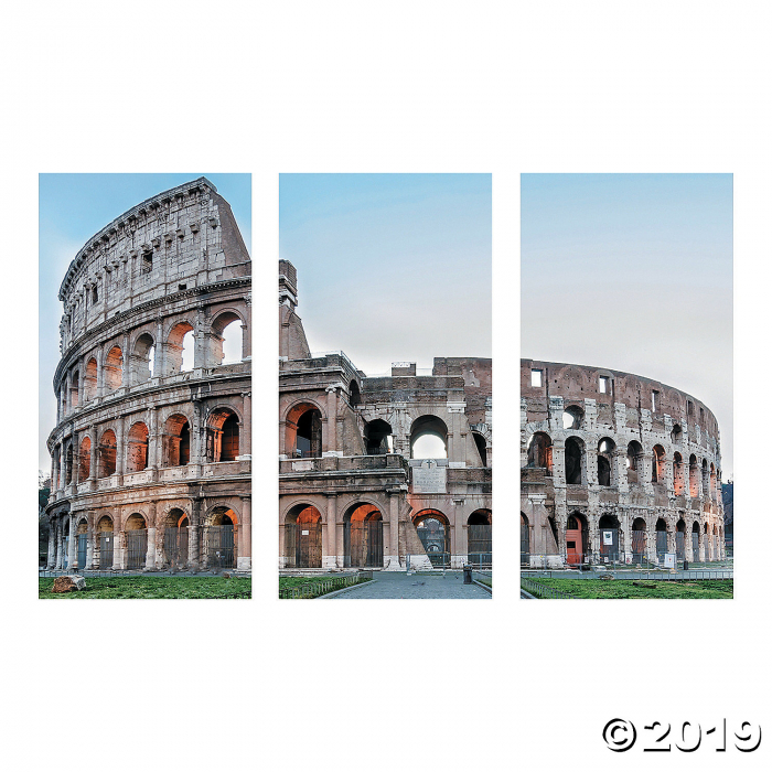 Rome VBS Colosseum Backdrop Banner (1 Set(s))