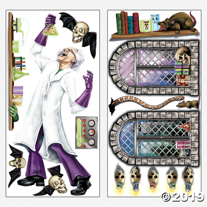 Design-A-Room Mad Scientist Backdrop Set (1 Set(s))