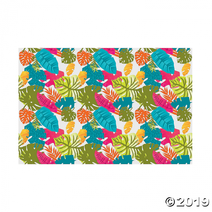 Bright Tropical Leaf Backdrop Banner (1 Set(s))