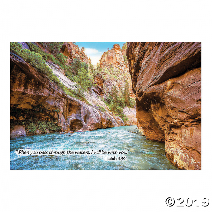 River Canyon VBS Plastic Backdrop (1 Set(s))