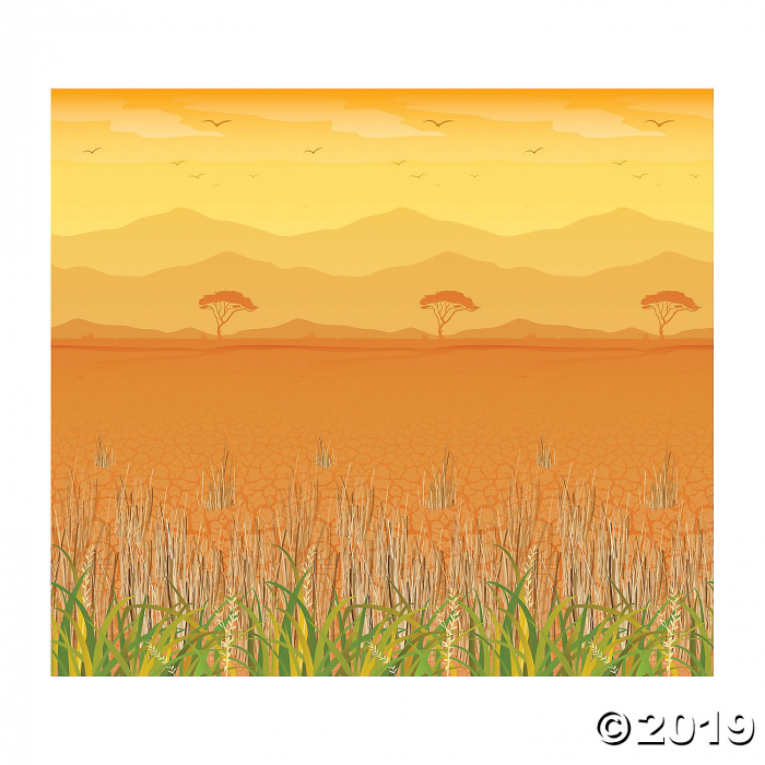 African Safari VBS Design-a-Room Backdrop (1 Set(s))