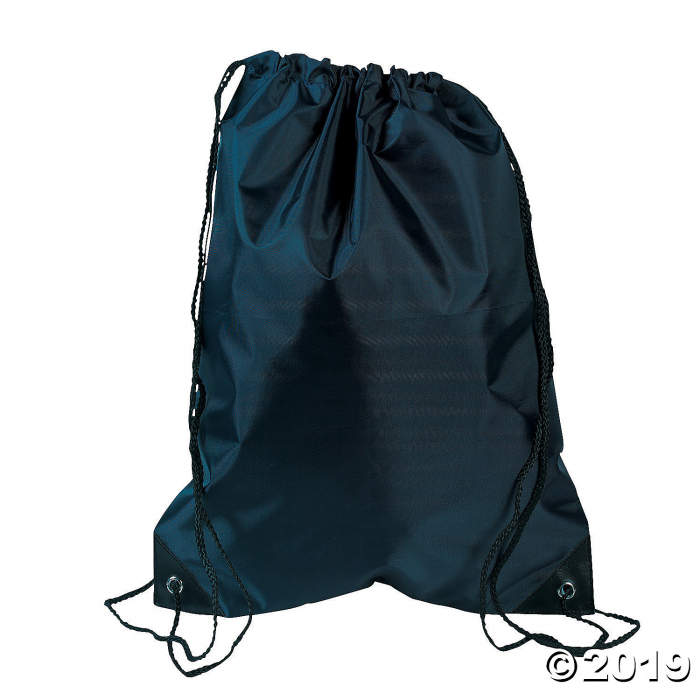 Large Navy Blue Drawstring Bags (Per Dozen) Large Navy Blue Drawstring Bags (Per Dozen)