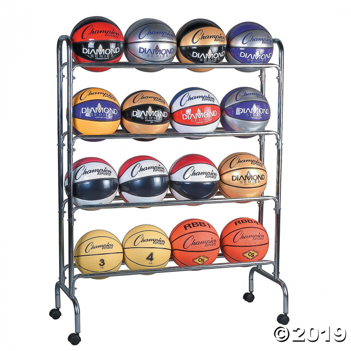 Portable Ball Rack 4 Tier Holds 16 (1 Piece(s))