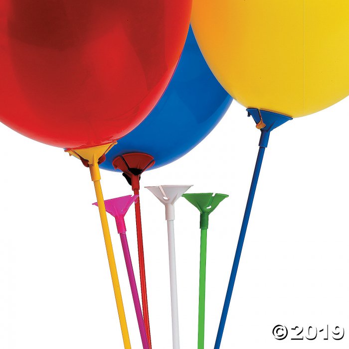 Balloon Sticks with Cups (144 Piece(s))