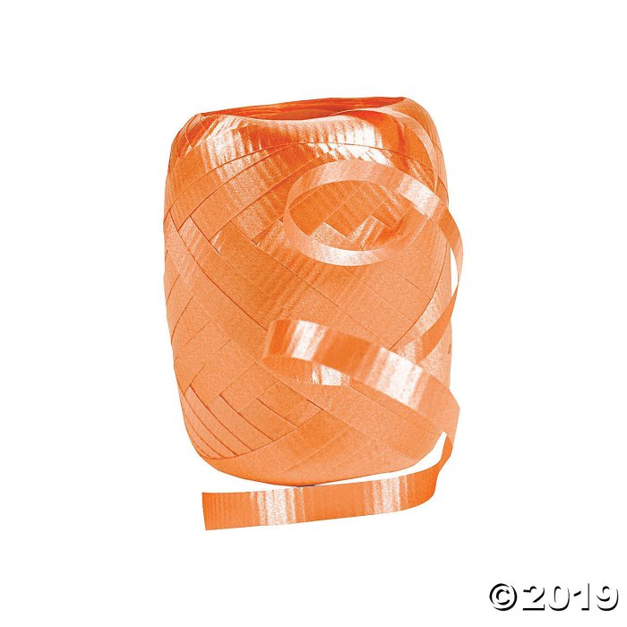Orange Curling Ribbon (100 ft)