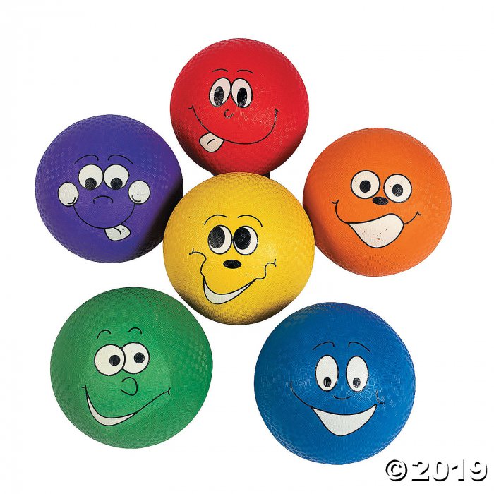 Happy Face Playground Balls (1 Set(s))