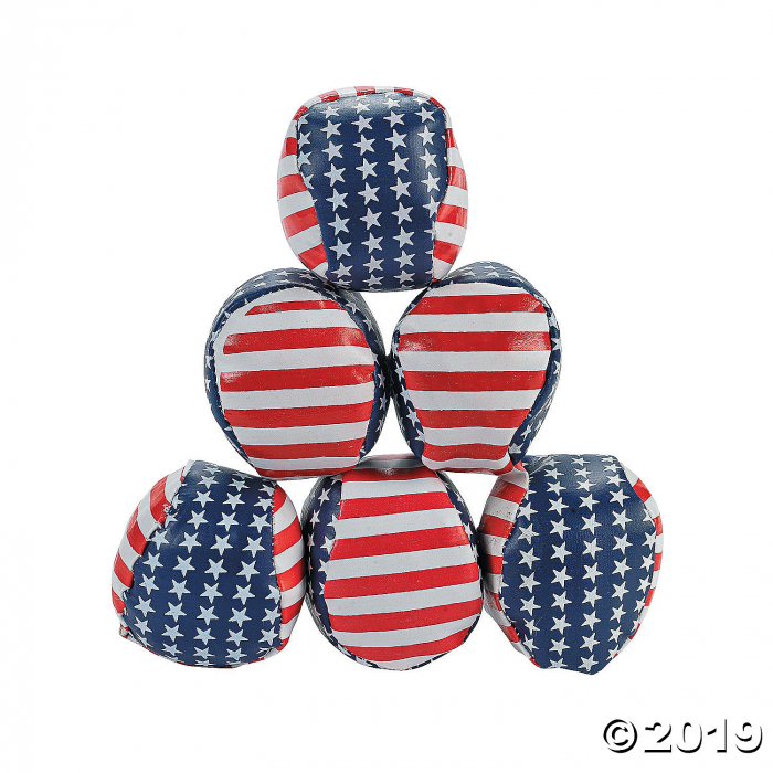 Stars & Stripes Kickballs (Per Dozen)