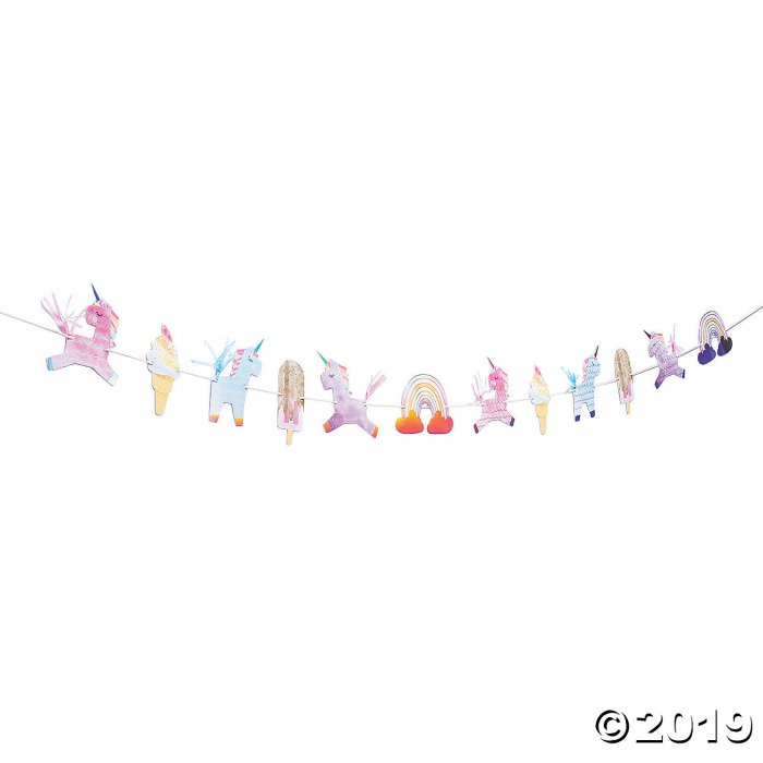 Pastel Unicorn Party Banner (1 Piece(s))