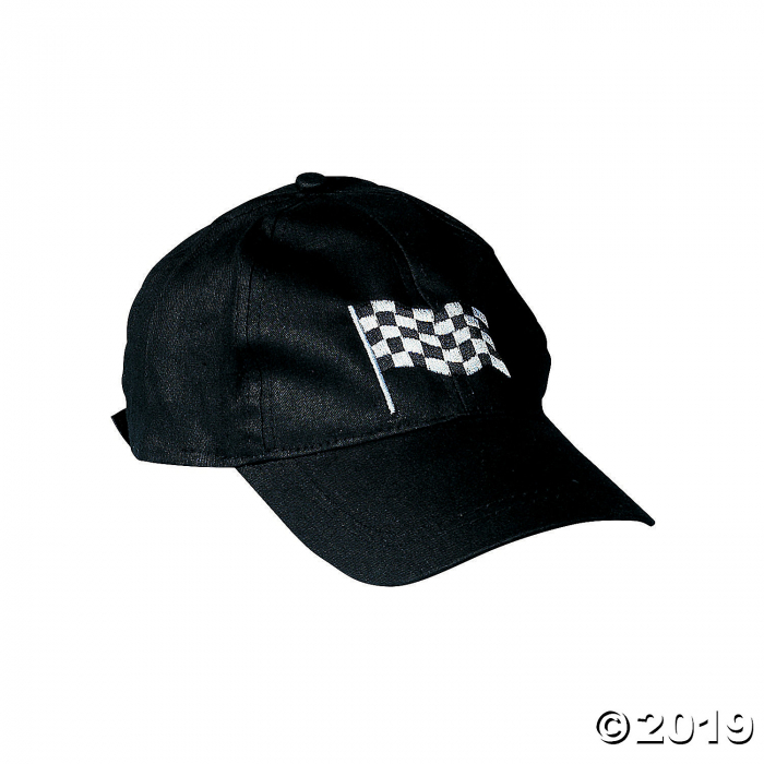 Checkered Flag Baseball Caps (Per Dozen)