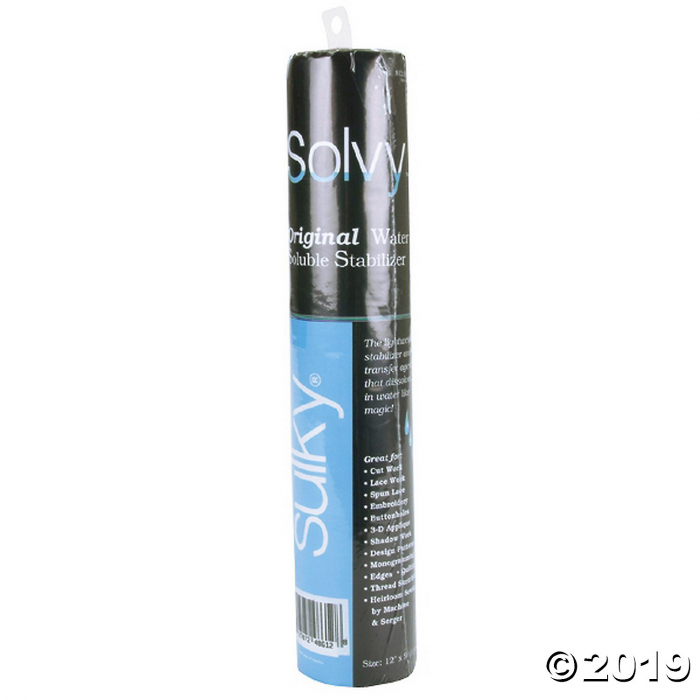 Sulky Solvy Water-Soluble Stabilizer Roll- 12"x9 yds (9 yd(s))