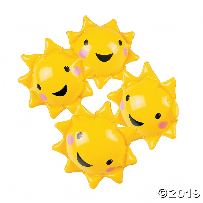 Inflatable 5" You Are My Sunshine Mini Beach Balls (Per Dozen) Inflatable 5" You Are My Sunshine Mini Beach Balls (Per Dozen)