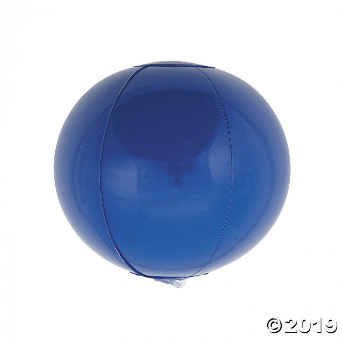 Inflatable 5" Blue Mini Beach Balls (Per Dozen)