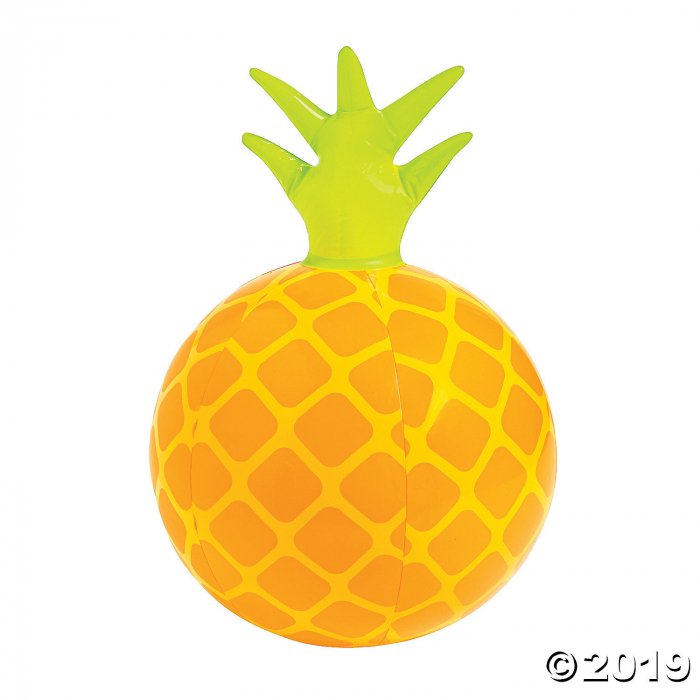 Inflatable 11" Pineapple Medium Beach Balls (Per Dozen)