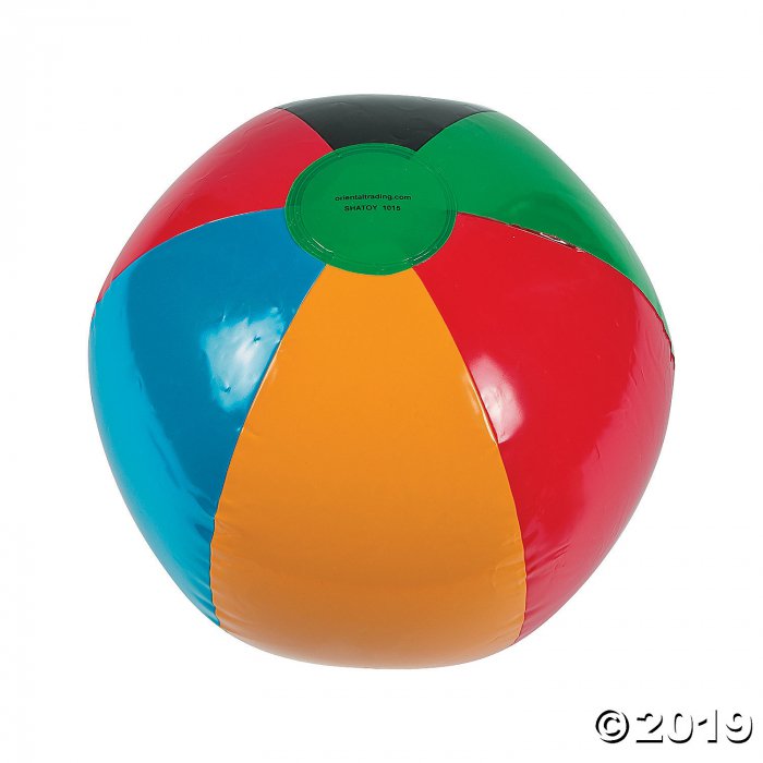 Inflatable 11" International Games Medium Beach Balls (Per Dozen)