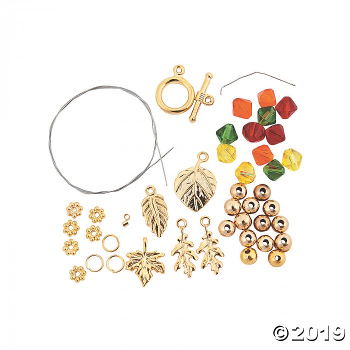 Autumn Crystal Charm Bracelet Kit (Makes 6)