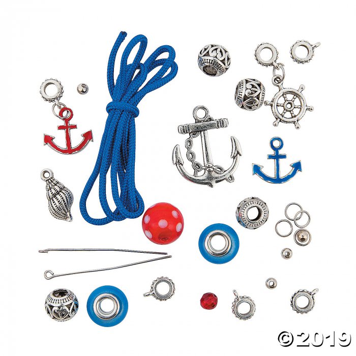 Nautical Anchor Bracelet Craft Kit (Makes 2)