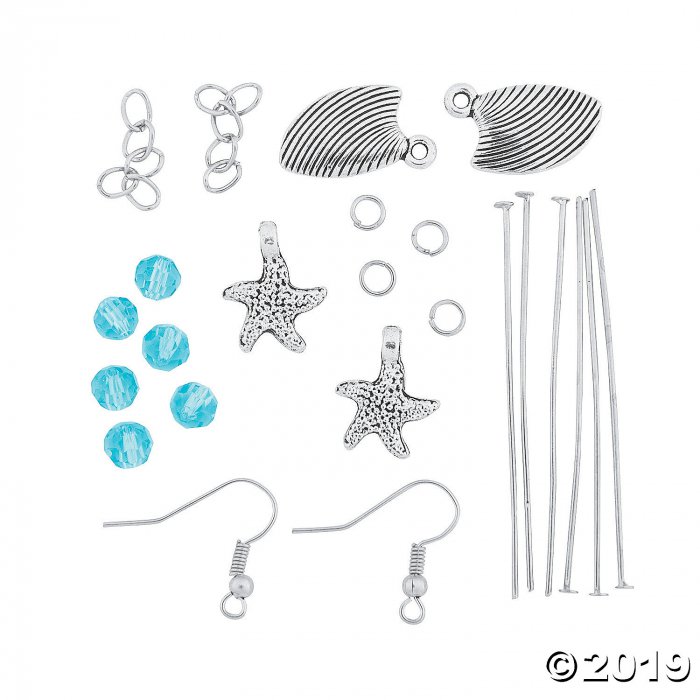 Sea Life Earrings Craft Kit (6 Pair)