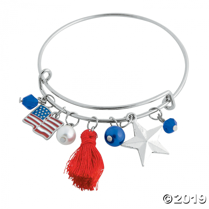 Patriotic Bangle Bracelet Craft Kit (Makes 2)