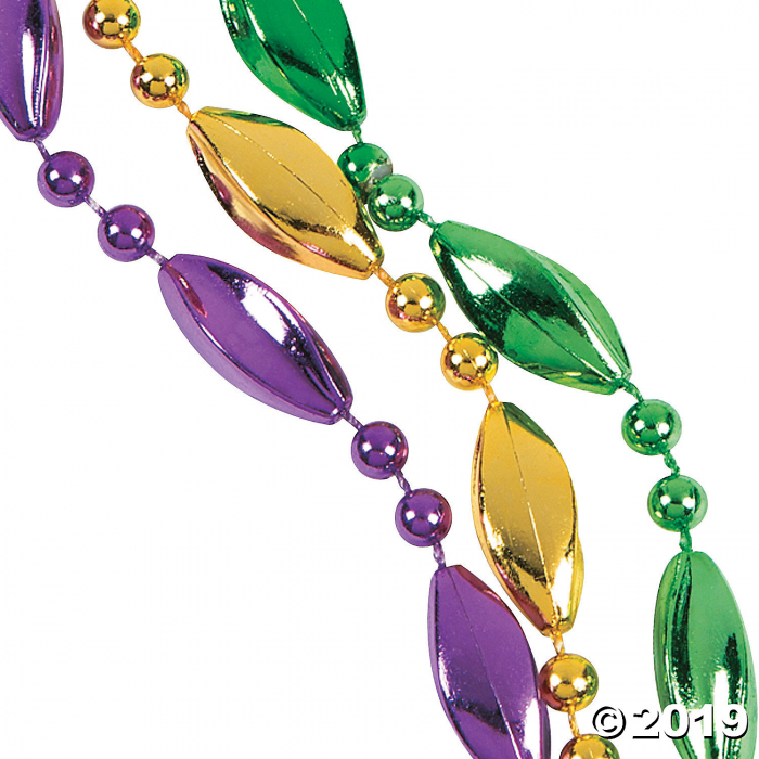 33 Mardi Gras Beads (12pcs/pack)