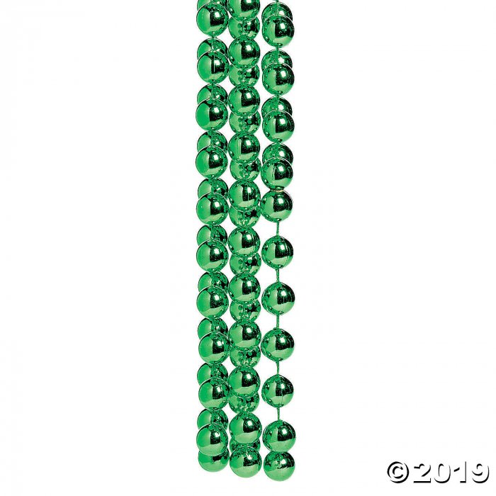 Jumbo Green Spirit Bead Necklace (1 Piece(s))