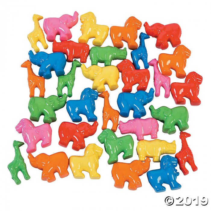 Zoo Animal Pony Beads (200 Piece(s))