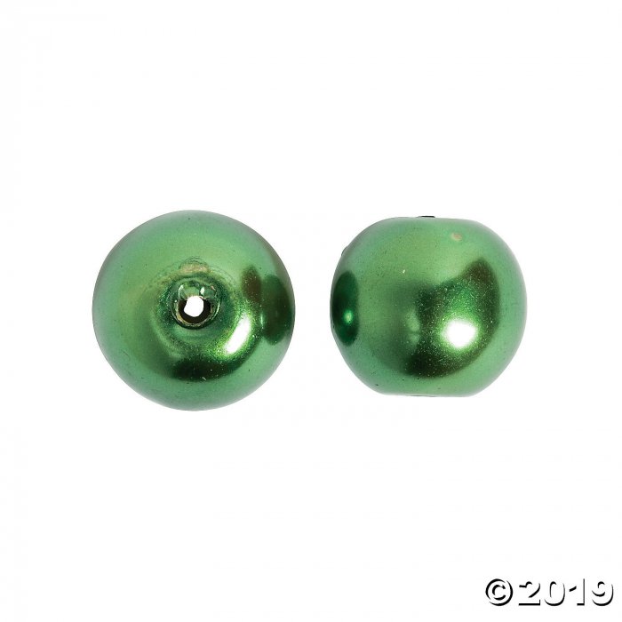 Christmas Pearl & Crystal Bead Assortment - 10mm (50 Piece(s))