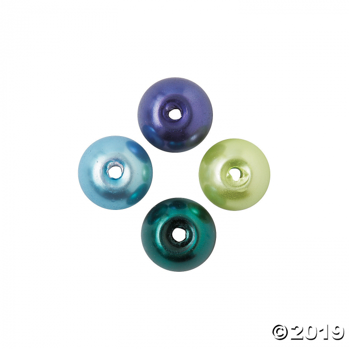 Peacock Pearl Bead Assortment - 6mm - 12mm (200 Piece(s))