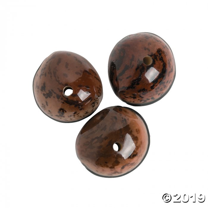 Dark Natural Beads - 13-24mm (Per Dozen)