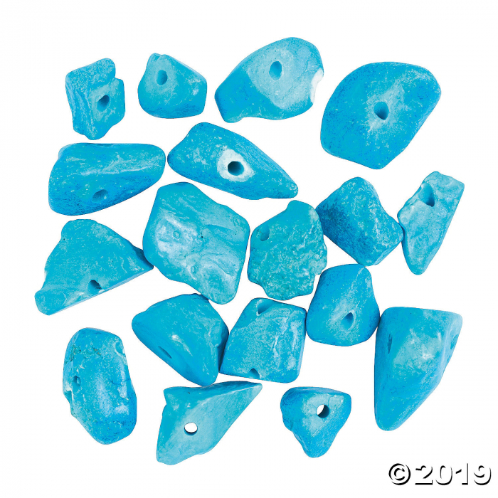 Small Blue Stone Beads - 4mm - 12mm (4 oz(s))