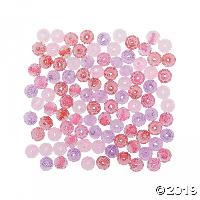 Crystal Valentine Beads (100 Piece(s))