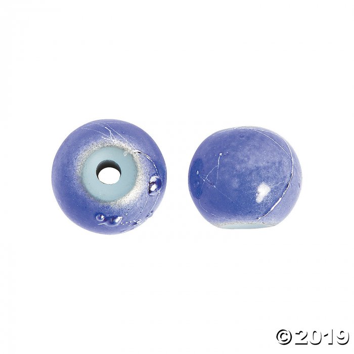Pastel Round Glass Beads - 6mm (100 Piece(s))