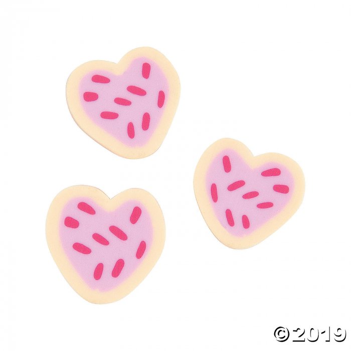 Heart Sugar Cookie Beads (36 Piece(s))