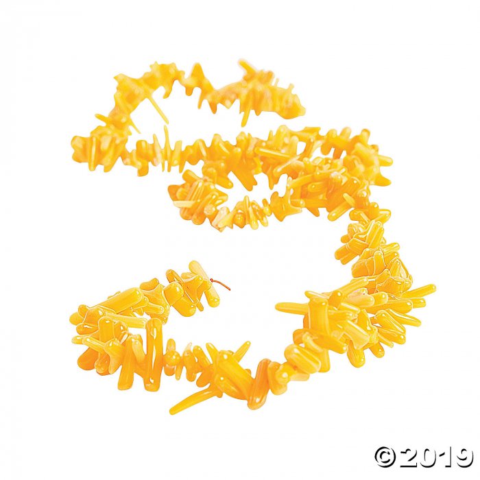 Yellow Freshwater Coral Bead Strands - 10mm - 13mm (1 Piece(s))