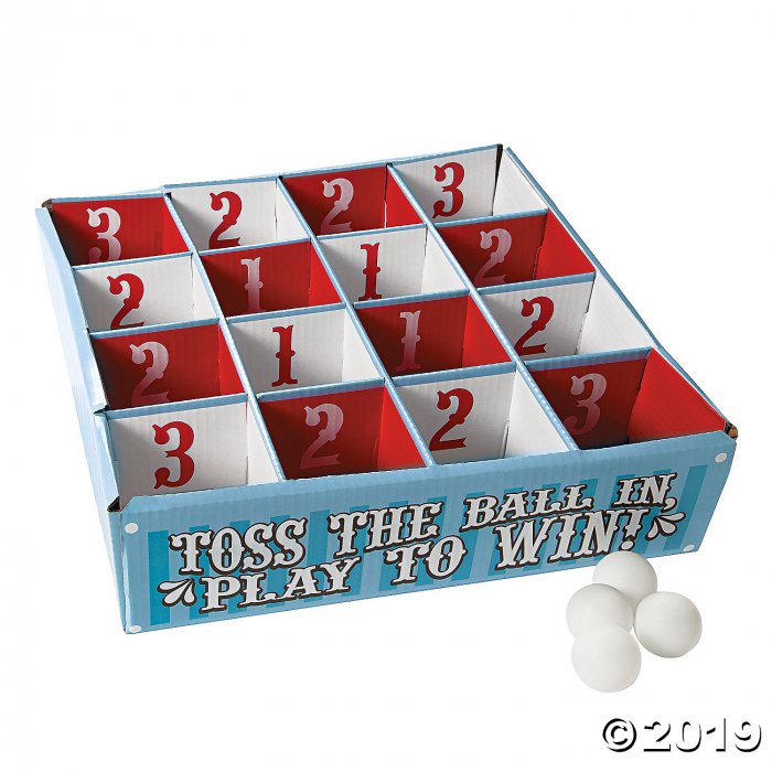 Carnival Table Tennis Ball Toss Game (1 Set(s))