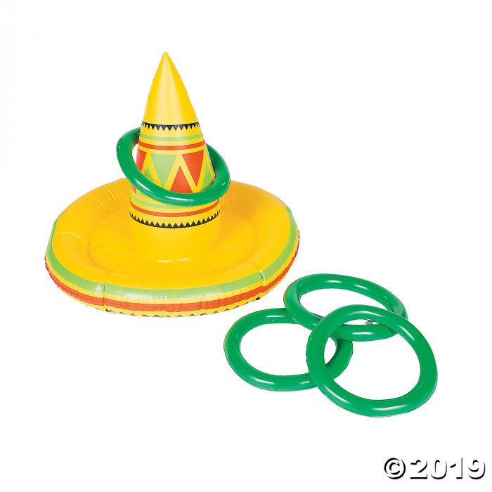Inflatable Fiesta Sombrero Ring Toss Game (1 Piece(s))