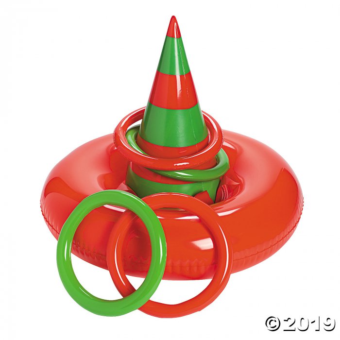 Inflatable Elf Hat Ring Toss (1 Set(s))