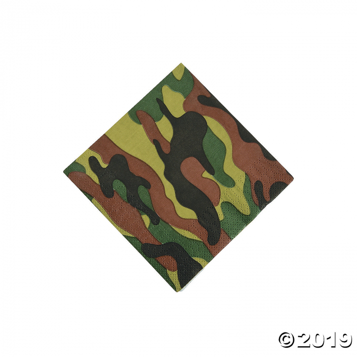 Camouflage Beverage Napkins (16 Piece(s))