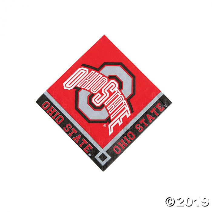 NCAA Ohio State Buckeyes Beverage Napkins (16 Piece(s)) NCAA Ohio State Buckeyes Beverage Napkins (16 Piece(s))