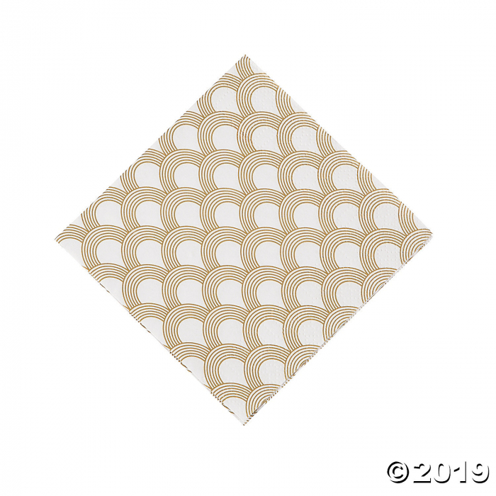 Art Deco Beverage Napkins (50 Piece(s))