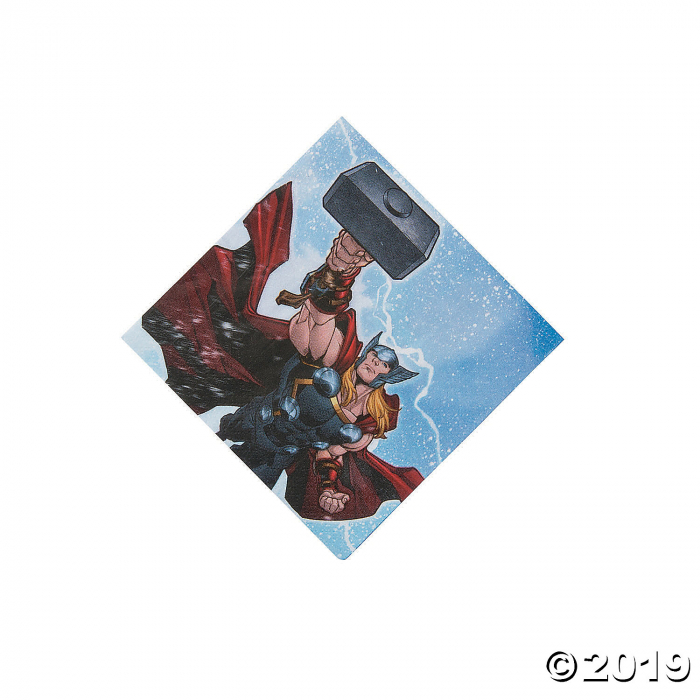 Marvel Avengers Beverage Napkins (16 Piece(s)) Marvel Avengers Beverage Napkins (16 Piece(s))