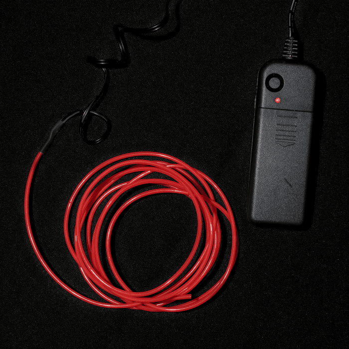 7 Foot Light-Up EL Wire-Red