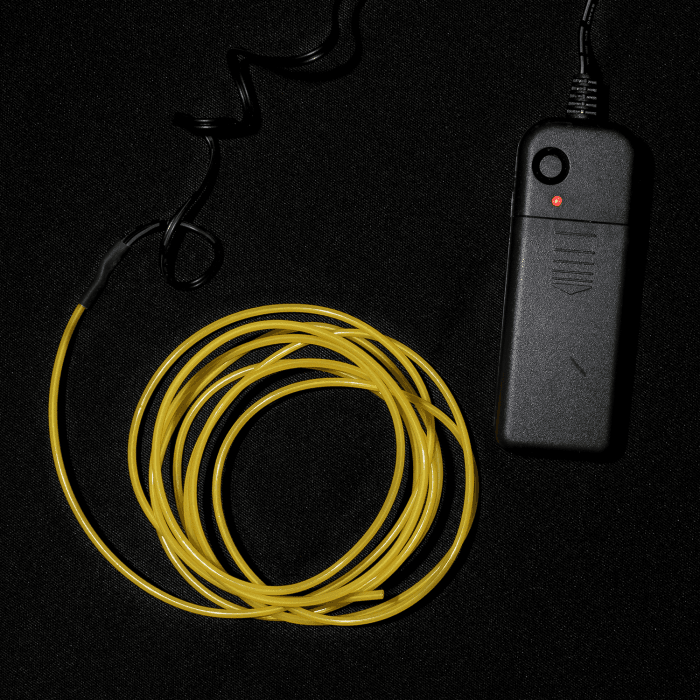 6.5 Foot Light-Up EL Wire - Yellow