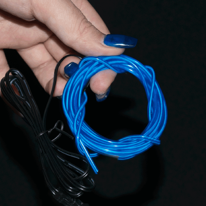 6.5 Foot Light-Up EL Wire - Aqua
