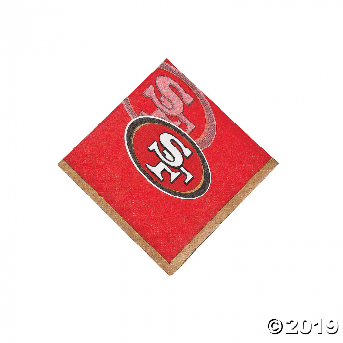 NFL® San Francisco 49ers Beverage Napkins (16 Piece(s))