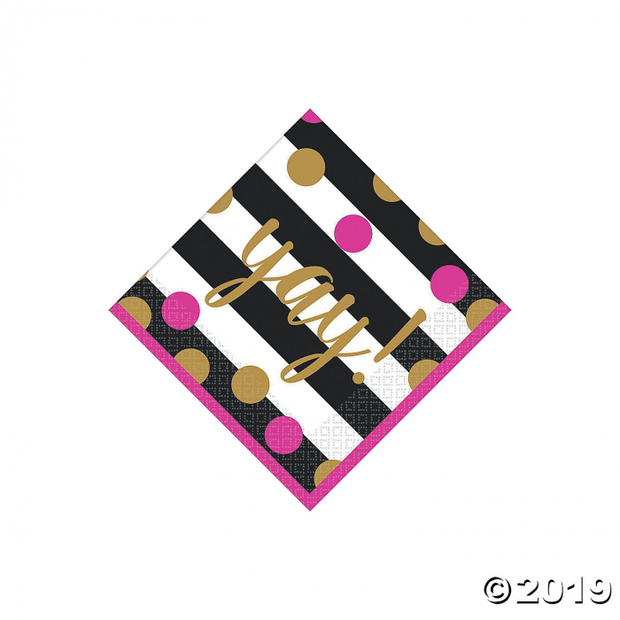 Gold Confetti Graduation Beverage Napkins (36 Piece(s)) Gold Confetti Graduation Beverage Napkins (36 Piece(s))