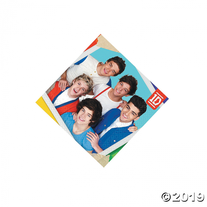 One Direction Beverage Napkins (16 Piece(s)) One Direction Beverage Napkins (16 Piece(s))
