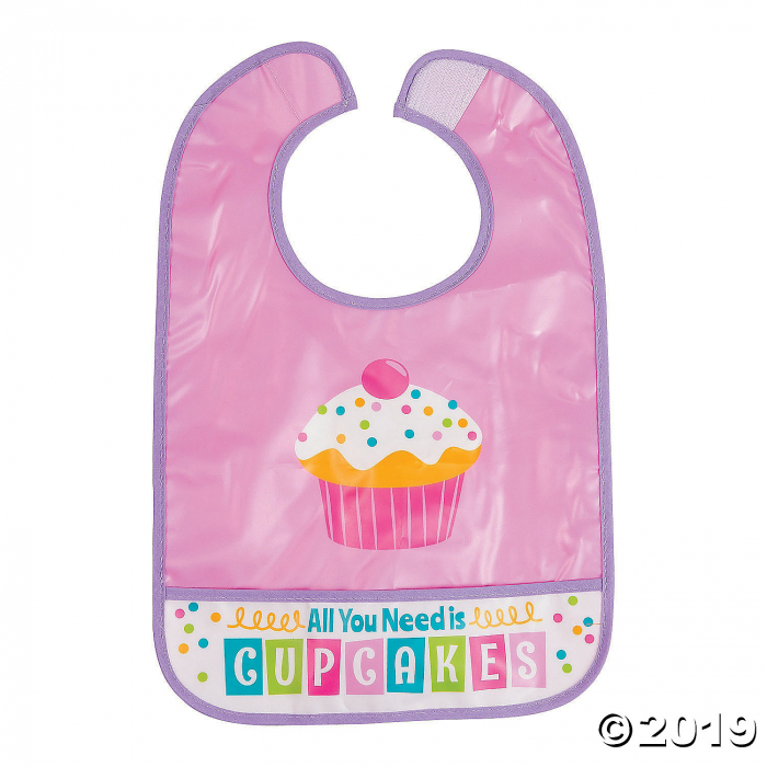 Cupcake Party Baby Bib (1 Piece(s))